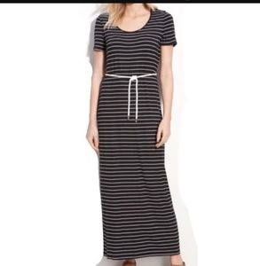 Black Striped Calvin Klein Maxi Dress 8